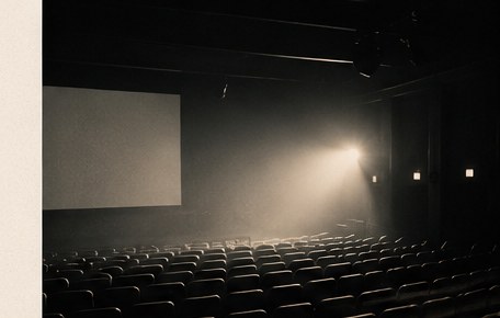 An empty cinema awaits